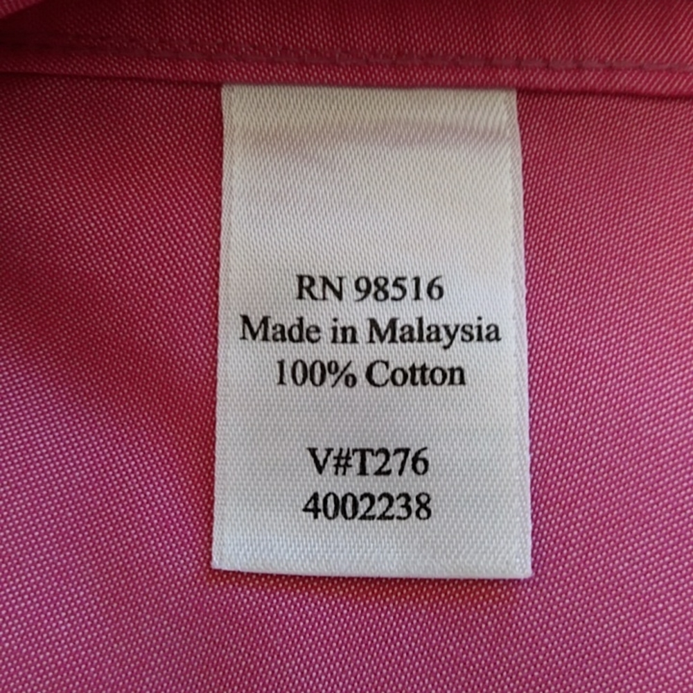 Coldwater Creek Button Up Button Down Blouse L Pi… - image 3